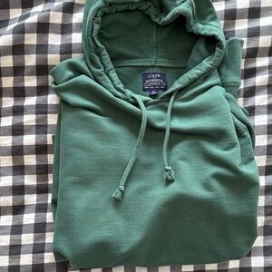 J. Crew Men's Forest Green Hoodie